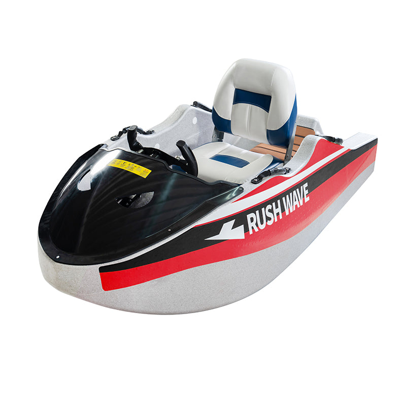 RUSH WAVE | Electric Go Kart Boat| 15KW Mini Jet Boat | KT-0602